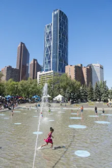 Play Gallery: Canada, Alberta, Calgary, Olympic Plaza