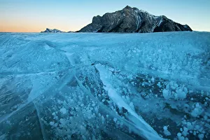 Abraham Lake Gallery: Canada, Alberta, Kootenay Plains, Rocky Mountains, Abraham lake