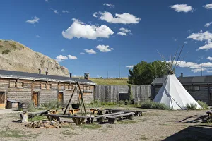 Canada, Alberta, Lethbridge, fort Whoop Up, National Historic Park
