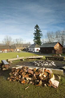 Canada, British Columbia, Vancouver-area, Langley, Fort Langley National Historic Site