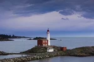 Images Dated 17th July 2012: Canada, British Columbia, Vancouver Island, Victoria, Fisgard Lighthouse