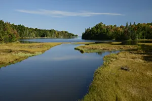Maritimes Prints: Canada, Maritimes, Cape Breton, Ingonish, Cabot Trail, inlet