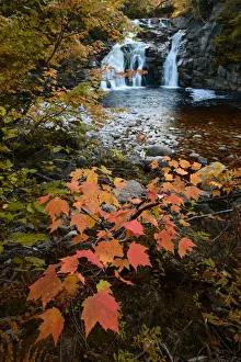 Canada, Maritimes, Cape Breton, Ingonish, Cabot Trail, Cape Breton Highlands National Park, Mary Ann Falls