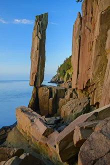 Maritimes Prints: Canada, Maritimes, Digby County, Digby Neck, Bay of Fundy, Balanced Rock