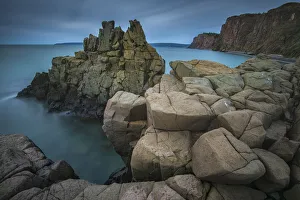 Maritimes Prints: Canada, Maritimes, Nova Scotia, Bay of Fundy at the Lighthouse on Cape d Or
