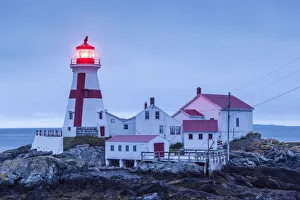 Canada, New Brunswick, Campobello Island, Head Harbour Lightstation lighthouse