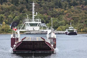 Images Dated 26th March 2019: Canada, New Brunswick, Kennebecasis River Valley, Gondola Point, Gondola Point Ferry