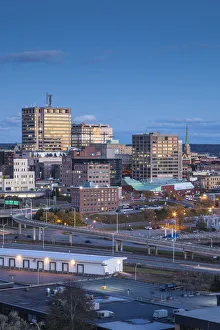 Canada, New Brunswick, Saint John, skyline from Fort Howe