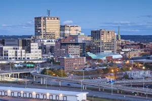 Canada, New Brunswick, Saint John, skyline from Fort Howe