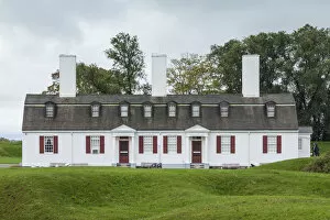 Images Dated 13th March 2019: Canada, Nova Scotia, Annapolis Royal, Fort Anne National Historic Site, replica of