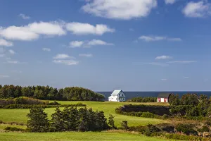 Images Dated 13th March 2019: Canada, Nova Scotia, Belle Cote, coastal farm