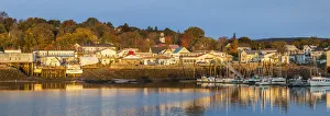 Images Dated 13th March 2019: Canada, Nova Scotia, Digby, town view, dawn
