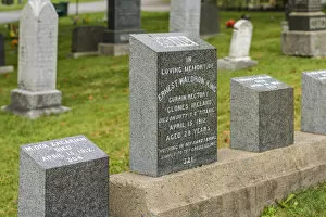 Images Dated 13th March 2019: Canada, Nova Scotia, Halifax, Fairview Lawn Cemetery, gravesites of victims of the