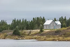 Canada, Nova Scotia, Liverpool, Western Head, farmhouse