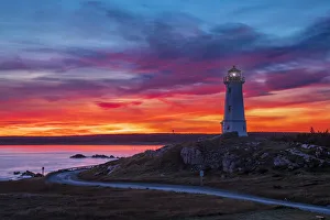 Maritimes Prints: Canada, Nova Scotia, Louisbourg, Lighthouse