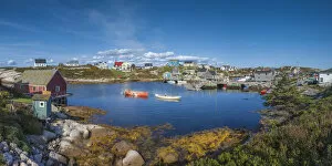 Images Dated 13th March 2019: Canada, Nova Scotia, Peggys Cove, fishing village on the Atlantic Coast