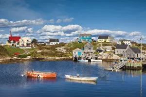 Canada, Nova Scotia, Peggys Cove, fishing village on the Atlantic Coast