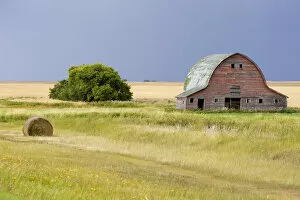 Crop Gallery: Canada. An old barn on the Canadian Prairie