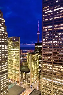 Canada, Ontario, Toronto, Downtown Financial District, CN Tower