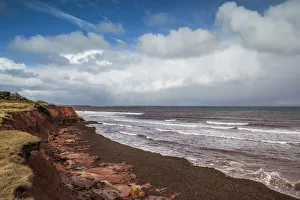 Maritime Provinces Prints: Canada, Prince Edward Island, East Point, waters of the Gulf of St. Lawrence