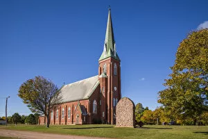 Images Dated 26th March 2019: Canada, Prince Edward Island, Tignish, St. Simon and St. Jude Catholic Church, exterior