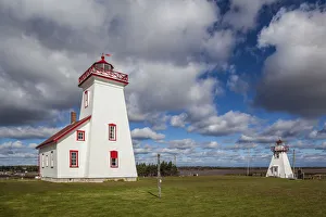 Images Dated 26th March 2019: Canada, Prince Edward Island, Wood Islands, Wood Islands Lighthouse
