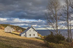 Canada, Quebec, Gaspe Peninsula, Forillon National Park, Grande-Grave, historic settlement