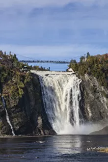 French Canadian Collection: Canada, Quebec, Quebec City, Montmorency, Chutes Montmorency, waterfalls