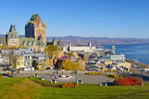 Images Dated 6th July 2012: Canada, Quebec, Quebec City, Vieux Quebec or Old Quebec, Chateau Fontenac