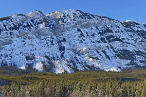 Images Dated 14th June 2023: Canadian Rockies in winter, Kanaskis Range, Kananaskis Country, Alberta