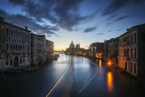 Leonardo Papera Gallery: Canal Grande from the Accademia Bridge, with the Salute in the background. Venice, Italy
