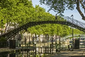 Canal Saint Martin, Paris, France