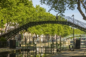 Paris Prints: Canal Saint Martin, Paris, France