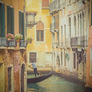 Images Dated 13th May 2021: Canal in the San Marco area, Venice, Veneto, Italy