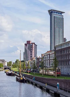 Den Haag Prints: Canal by the Zieken Street, The Hague, South Holland, The Netherlands