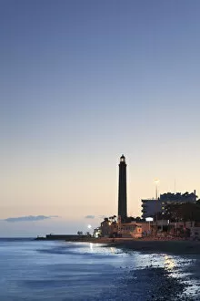 Images Dated 10th August 2010: Canary Islands, Gran Canaria, Maspalomas, Faro de Maspalomas (Maspalomas Lighthouse)