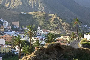Images Dated 10th August 2010: Canary Islands, La Gomera, Vallehermoso town