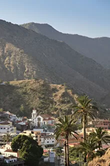 Images Dated 10th August 2010: Canary Islands, La Gomera, Vallehermoso town