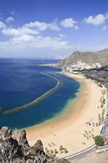 Images Dated 10th August 2010: Canary Islands, Tenerife, Playa de Las Teresitas