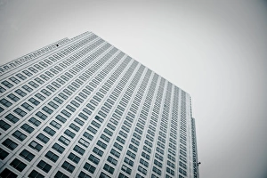 Office Building Prints: Canary Wharf, Docklands, London, England