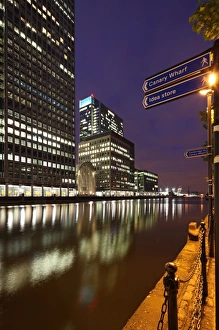 Sky Scraper Gallery: Canary Wharf is a major business district located in London. It is one of Londons two main
