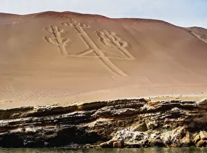 Candelabro de Paracas Geoglyph, Paracas National Reserve, Ica Region, Peru