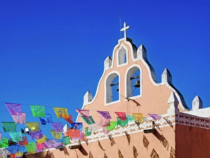 Candelaria Church, detailed view, Valladolid, Yucatan State, Mexico