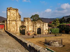 Sacatepequez Department Prints: Candelaria Church Ruins, Antigua Guatemala, Sacatepequez Department, Guatemala