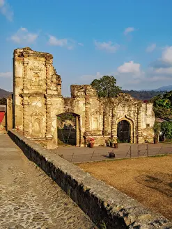 Sacatepequez Department Prints: Candelaria Church Ruins, Antigua Guatemala, Sacatepequez Department, Guatemala