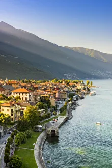 Lake Front Prints: Cannobio, Verbano-Cusio-Ossola, Lake Maggiore, Piedmont, Italy