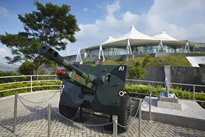 Images Dated 30th January 2012: Cannon outside Hong Kong Museum of Coastal Defence, Shau Kei Wan, Hong Kong, China