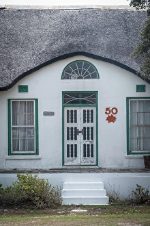 Thatched Roof Prints: Cape Agulhas (Southern Most Point in Africa), Western Cape, South Africa
