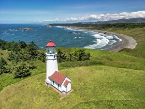 Pacific Northwest Prints: Cape Blanco Lighthouse, Port Orford, Oregon, USA