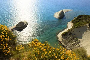 Ioanian Prints: Cape Drastis coastal area Peroulades, Greece, Ionian Islands, Corfu